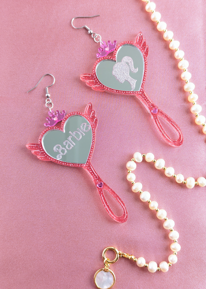 Handheld Mirror Earrings